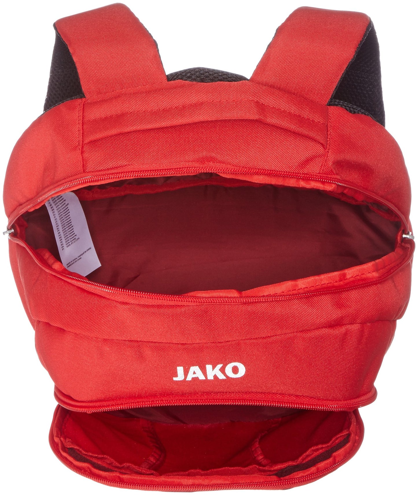 JAKO Unisex Backpack Striker, Red, EMPTY/NO SIZE