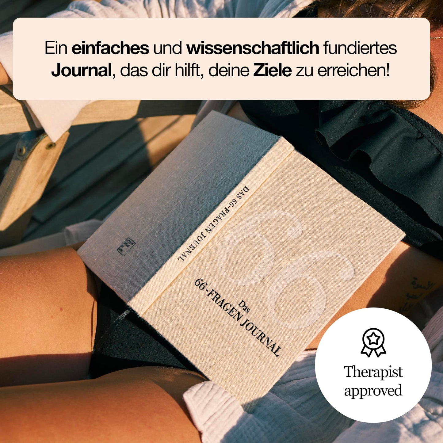 Modern Frame Of Mind 66-Questions Journal - The Original | Featuring 66 reflection exercises for increased self-confidence, clarity, and inner strength.