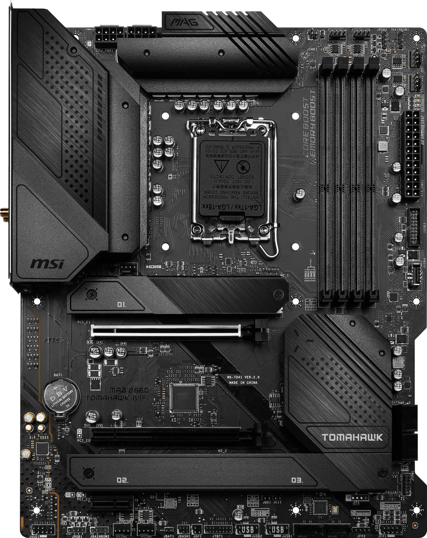 MSI MAG B660 Tomahawk WiFi Intel Gaming Motherboard