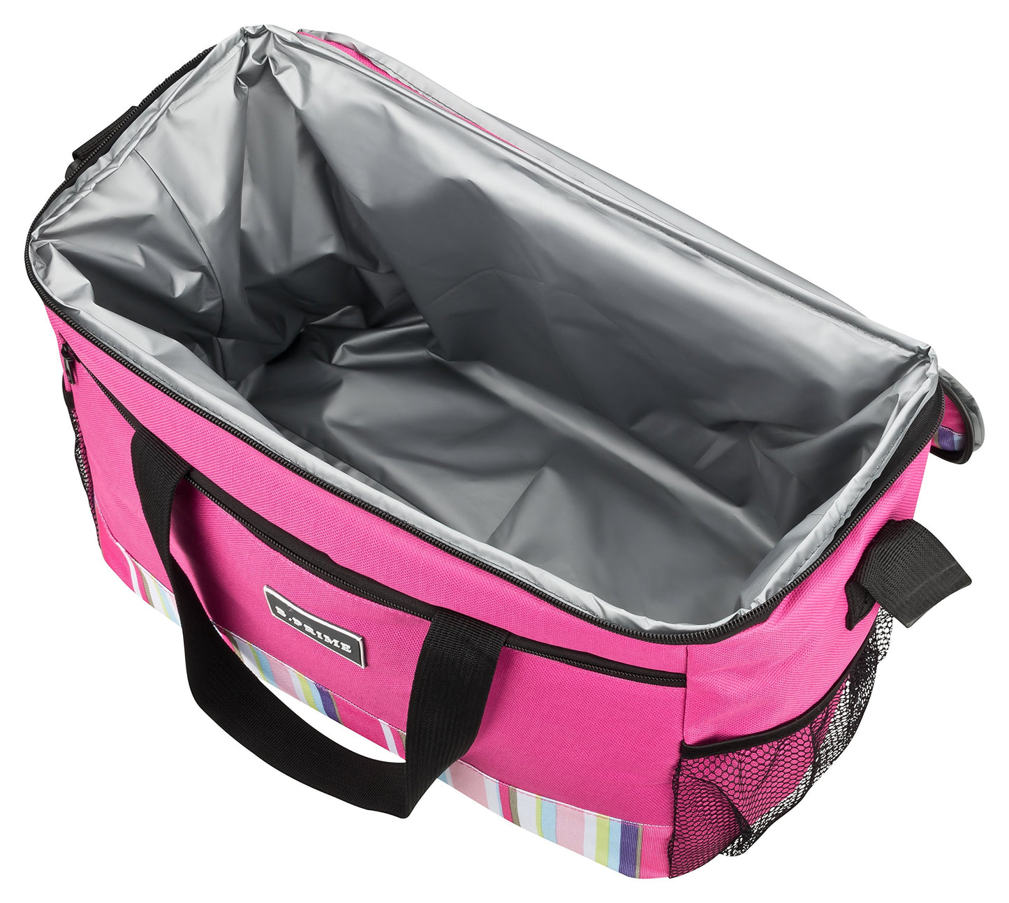 B.PRIME 20L Cooler Bag Classic PINK I 36x26x22cm I Insulated Bag I Lunch Bag I Cooler Box I Picnic Bag I Ice Bag I Camping Bag I Picnic I Outdoor I Travel I Shopping I Car
