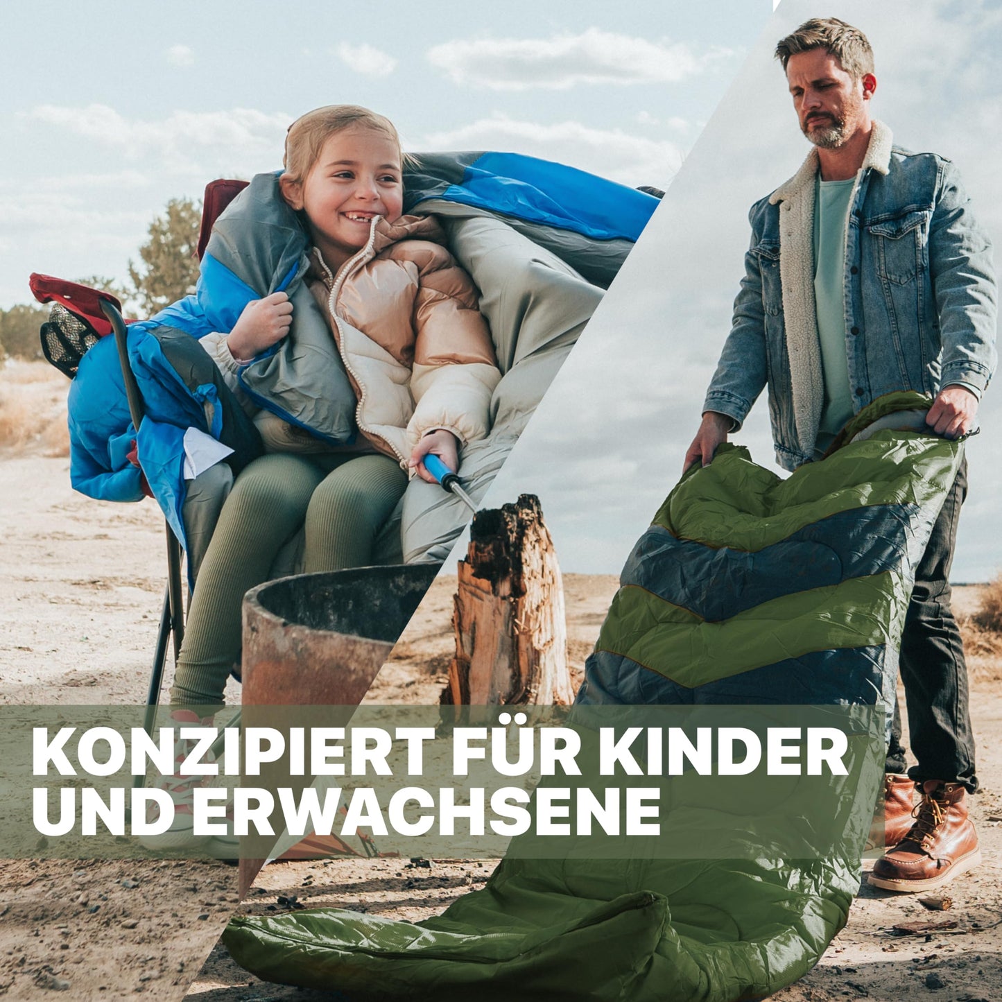 MalloMe Outdoor Sleeping Bag - Sleeping Bag for Adults and Children - Winter Sleeping Bag, Camping Sleeping Bag, Quilt Sleeping Bag - Lightweight, Portable, Warm, Quilted Sleeping Bags