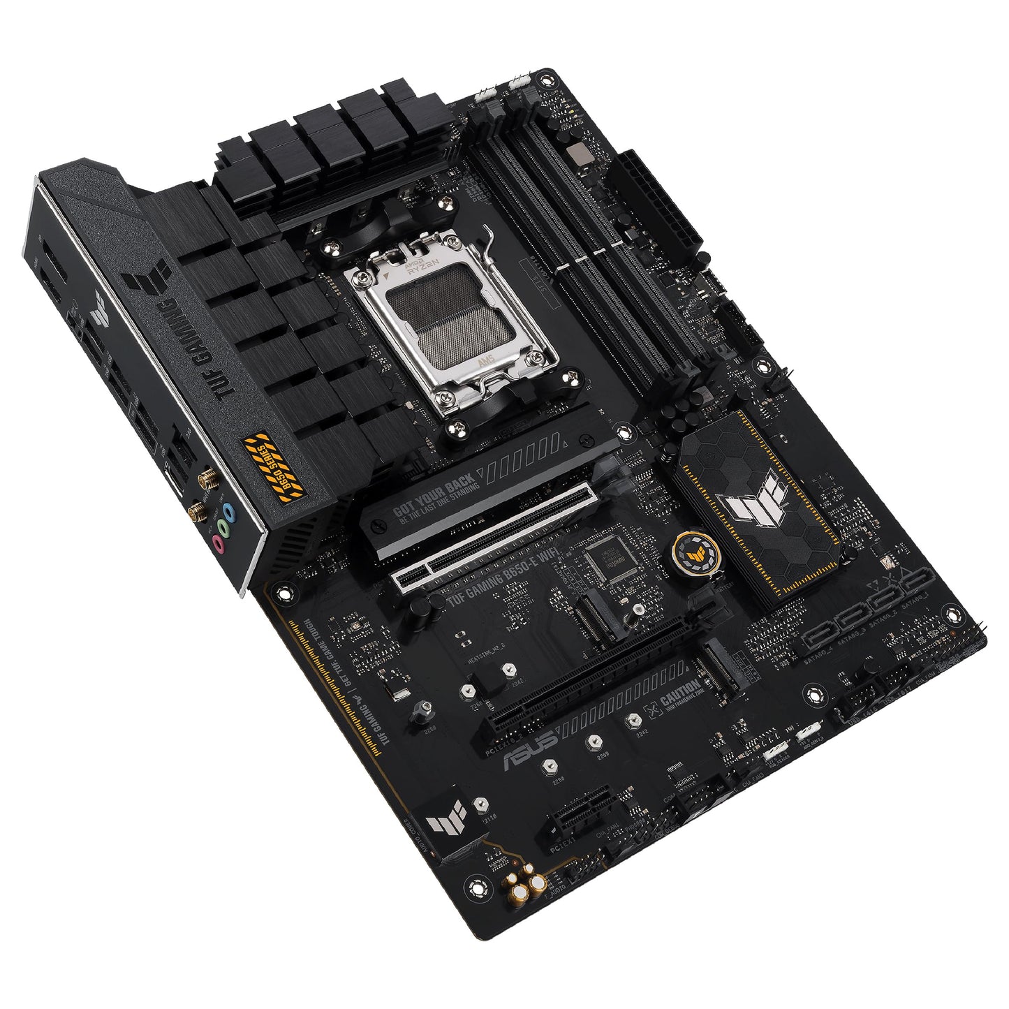 ASUS TUF Gaming B650-E WiFi Motherboard Socket AMD AM5 (Ryzen 7000, ATX, PCIe 5.0, DDR5 memory, WiFi 6E, USB 3.2 Gen 2x2 Type-C, Aura Sync)