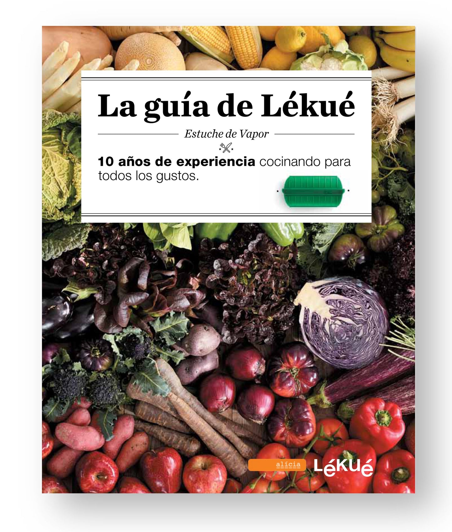 Lékué steamer box set 1.2 people + Spanish recipe book