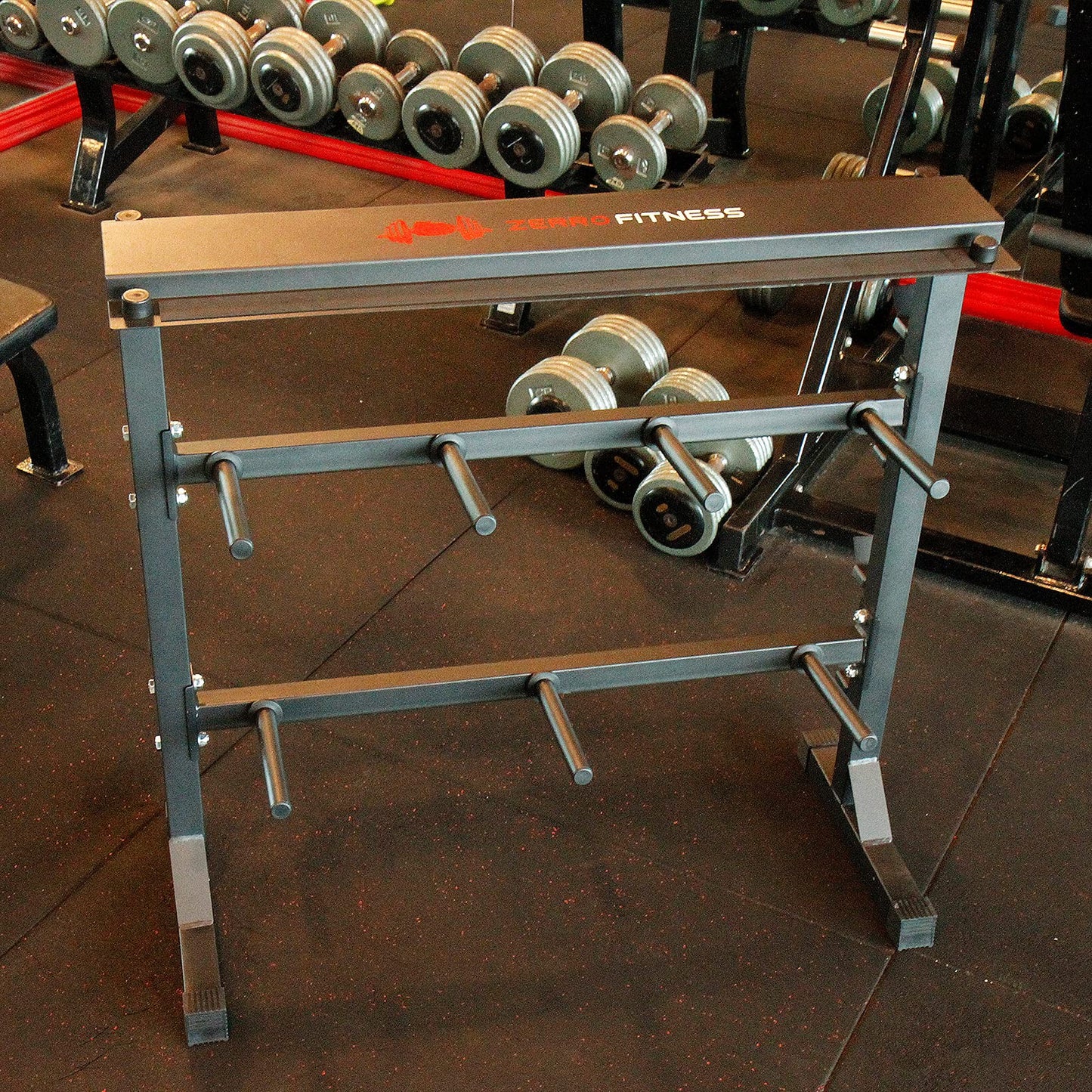 CCLIFE Dumbbell Rack Dumbbell Stand Weight Rack Barbell Rack Barbell Stand ZERRO