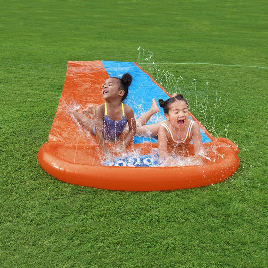 Bestway H2OGO!™ Double Water Slide, Double, 16 ft x 4.5 ft
