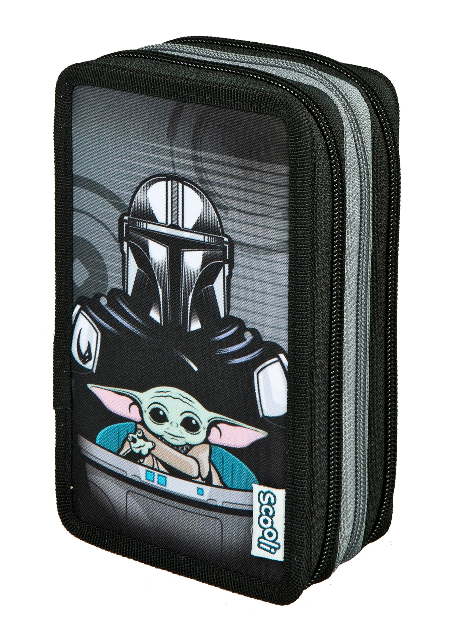Scooli - Tripledecker Star Wars - Filled student case with high-quality pens & accessories - Ideal for school, leisure, and on the go - from 6 years