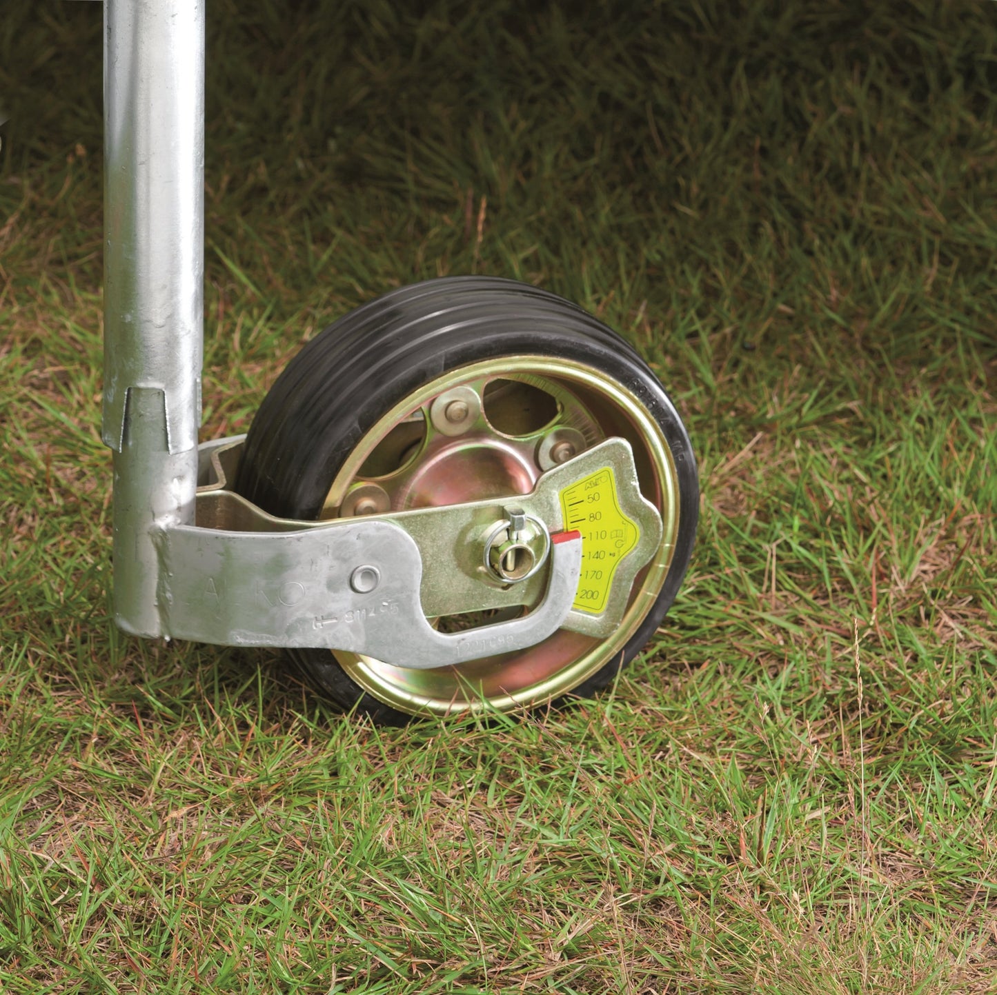 ALKO Premium jockey wheel, load indicator