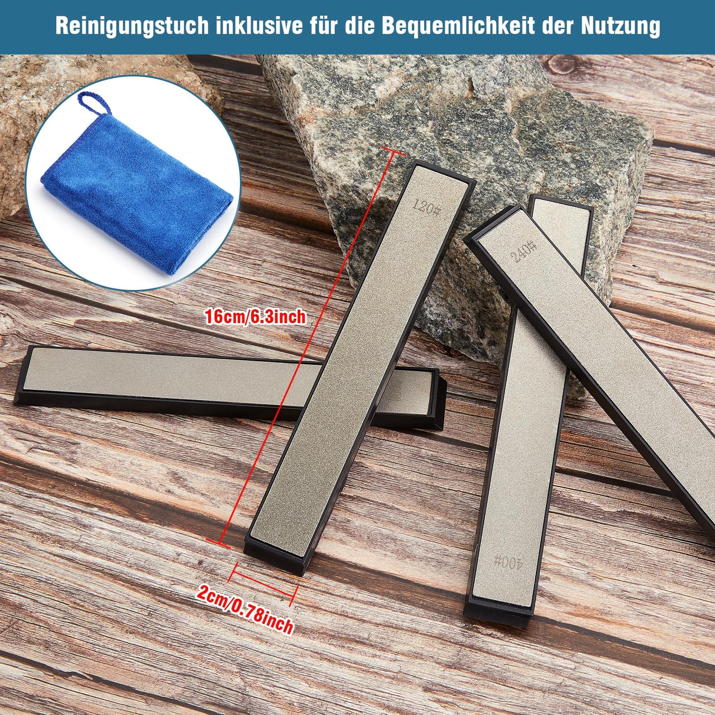 Image sharpening stone set 8 pieces diamond whetstone with grit 120/240/400/600/1000/1500/2000/3000 whetstone knife sharpener accessory for kitchen