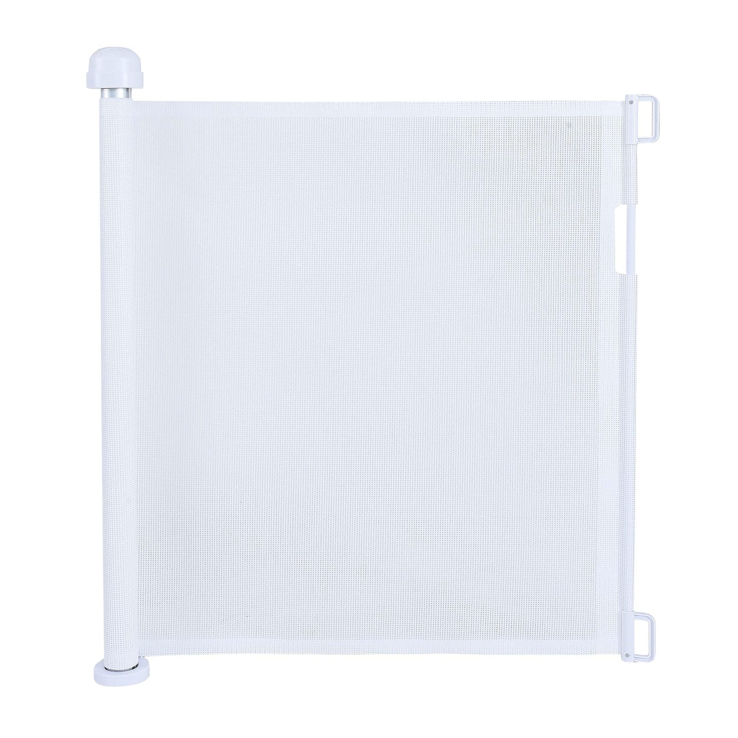 ESTEXO stair gate roller door guard stair gate stair grille door grille barrier roller extendable white