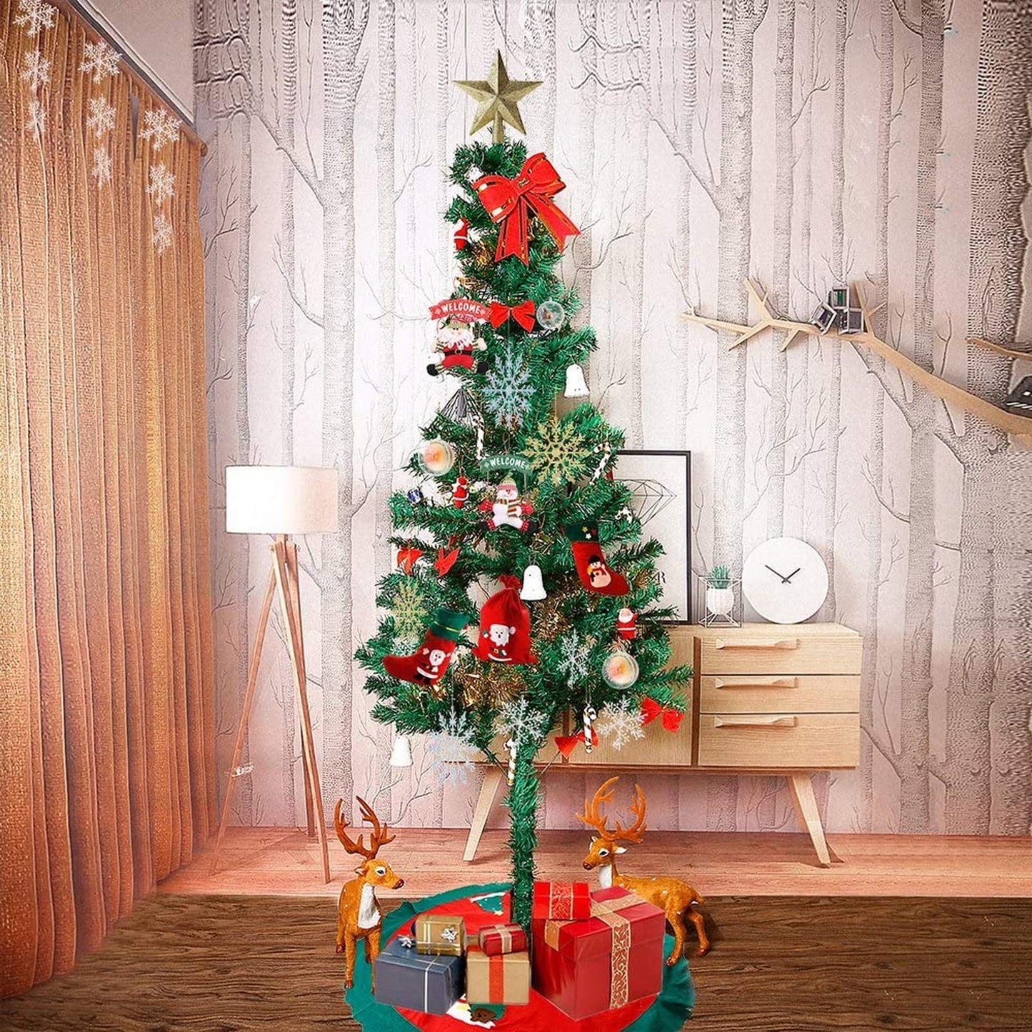 Acrylic balls 20 pieces Christmas ball clear DIY transparent ornament for seasonal decor, wedding decor, Christmas tree hanging ball (10 cm)