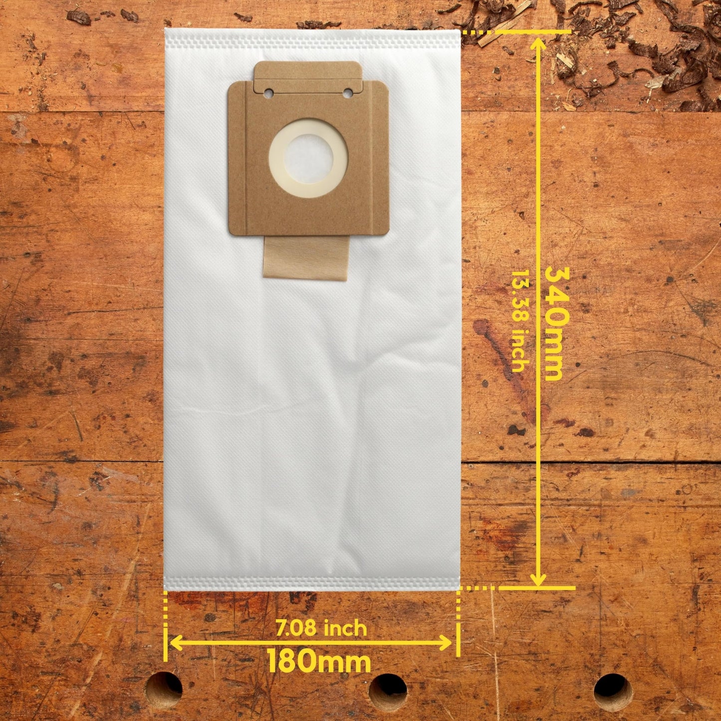 10 filter bags, vacuum cleaner bags for all Kärcher T 10/1 models, alternative to original no. 6.904-315.0 from Microsafe®