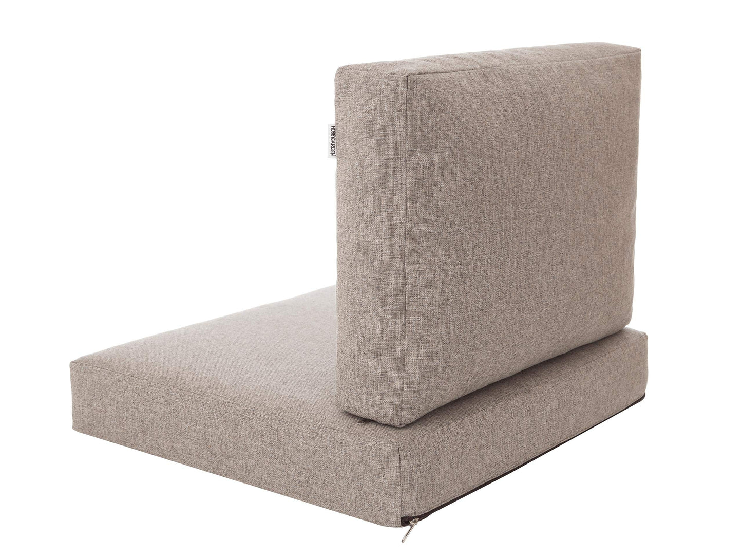 Bjird garden cushion seat pad for garden furniture, rattan, garden cushion cushion pads on rattan furniture, cushions for rattan chairs - Cappuccino - 60x550x8 cm
