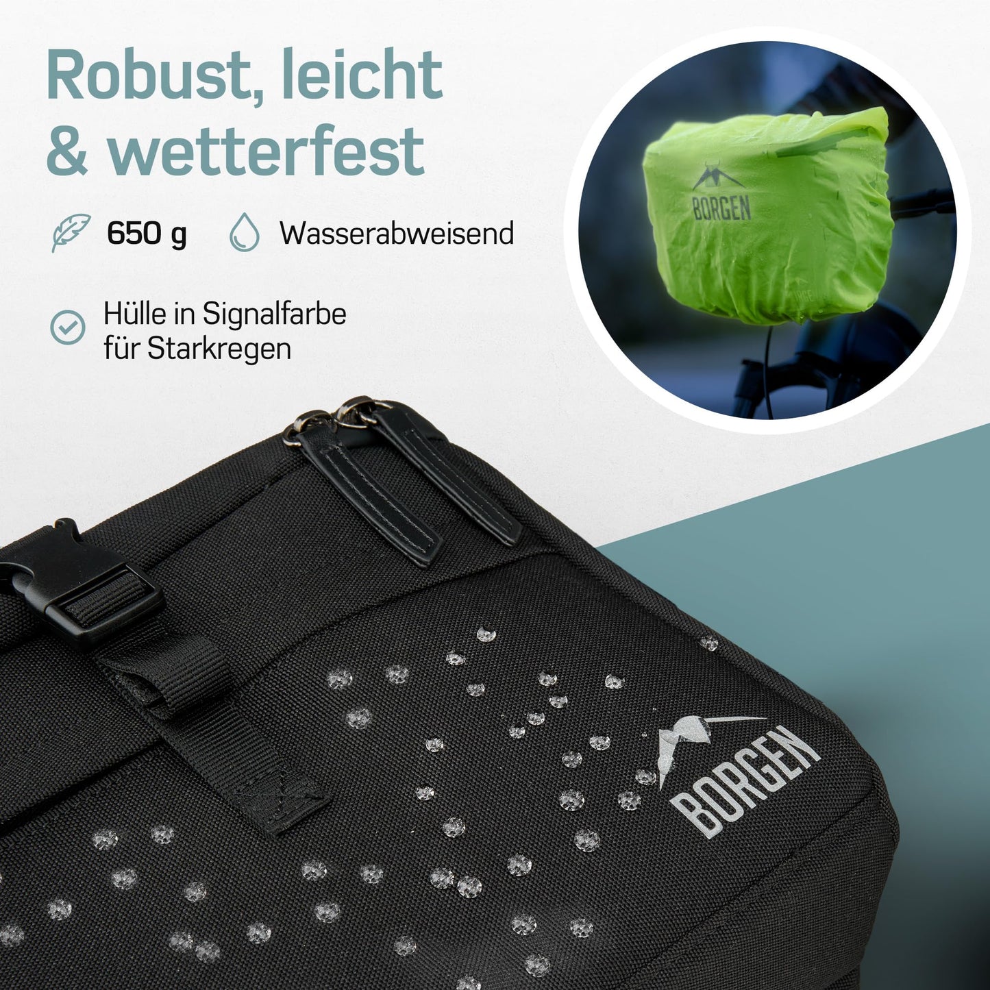 Borrow KLICKfix handlebar bag smartphone - water-repellent and spacious bike handlebar bag 6 L - bike bag handlebar ebike - bike bag phone