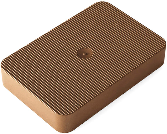 INNONEXXT® Premium Support Plates | 60 x 40 mm, 10 mm brown - 100 pcs. | Spacers, plastic pads, distance plates, blocks, support blocks, spacers | Load capacity up to 5 t