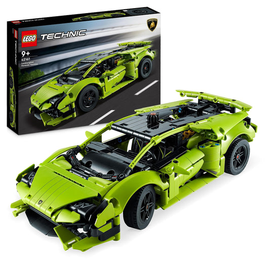 LEGO Technic Lamborghini Huracán and Technic NASCAR Next Gen Chevrolet Camaro ZL1 model car kits. Racing toy sets for collectors. Kit number 42153.