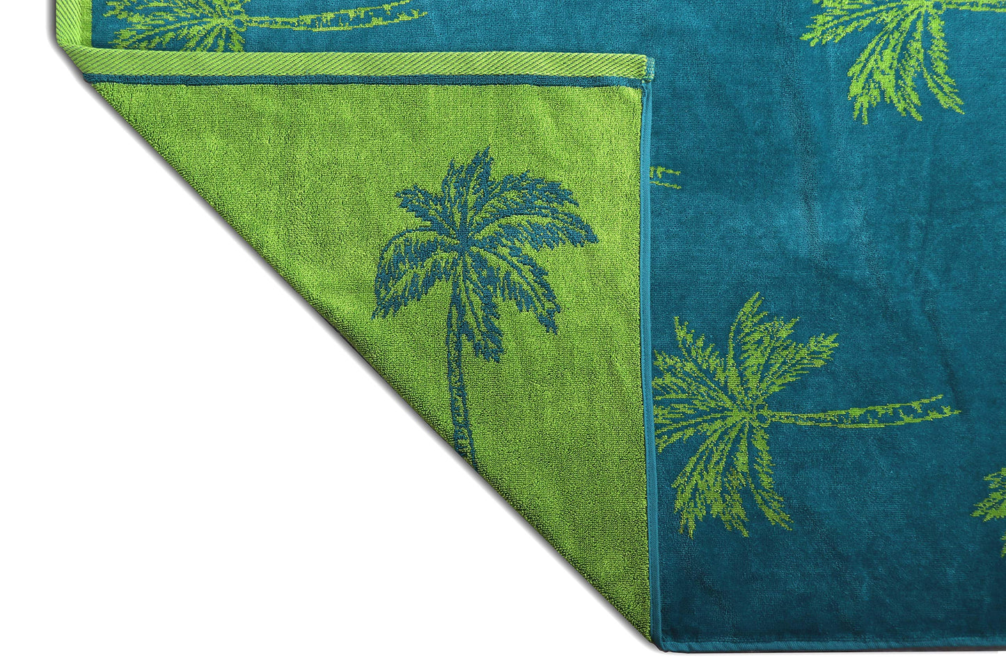 Jilda-tex beach towel 90x180 cm bath towel beach towel hand towel 100% cotton velour terry easy-care (Palm Springs)