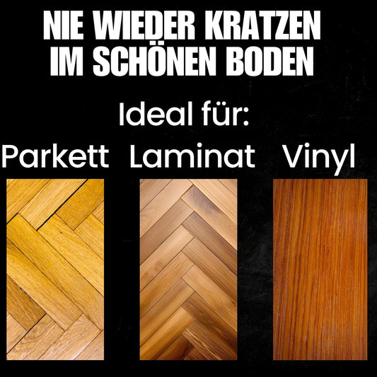 XeloTech Hard Floor Casters for Office Chair, 5 Pack, 11mm x 22mm, Extremely Quiet Replacement Wheels - No More Chair Mat - No Scratches on Floor with These Premium Casters