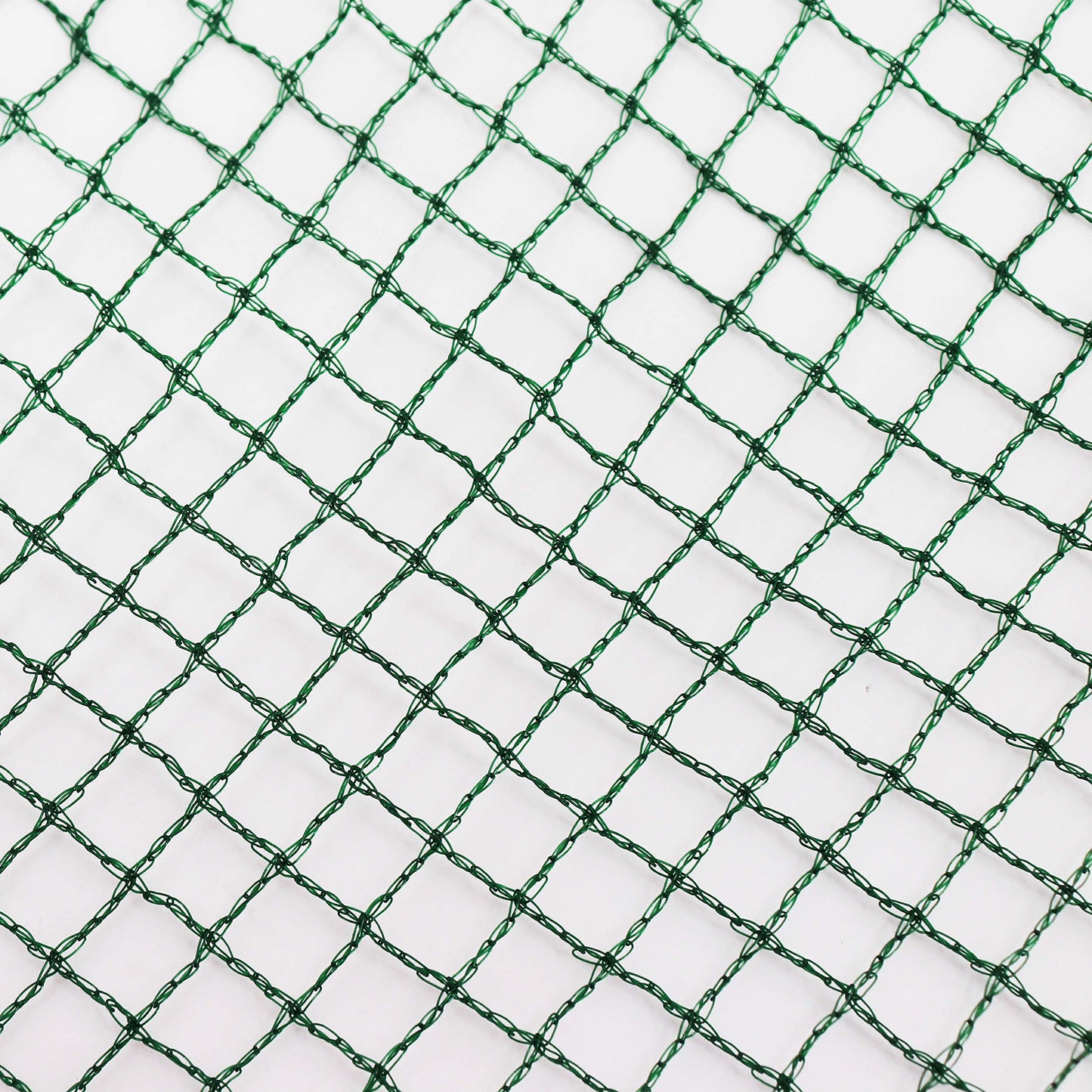 Aquagart® Pond Net, 10m x 10m, dark green, extra fine mesh: mesh size 12mm x 12mm. Leaf net, pond cover net, bird deterrent net, sturdy row net.