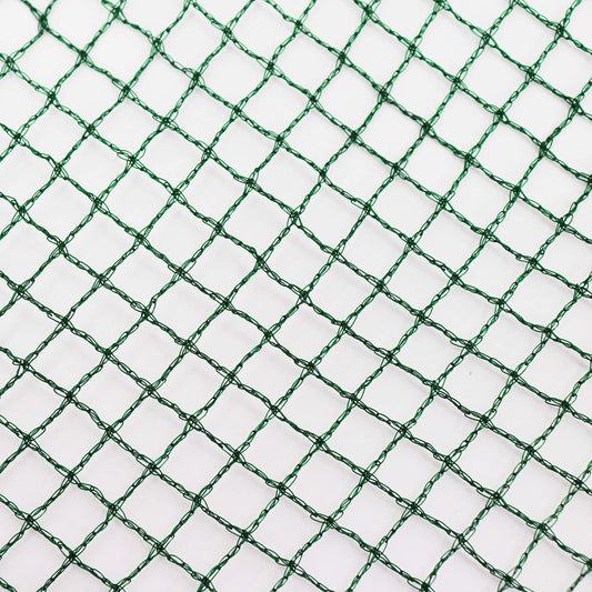 Aquagart® Pond Net, 10m x 10m, dark green, extra fine mesh: mesh size 12mm x 12mm. Leaf net, pond cover net, bird deterrent net, sturdy row net.
