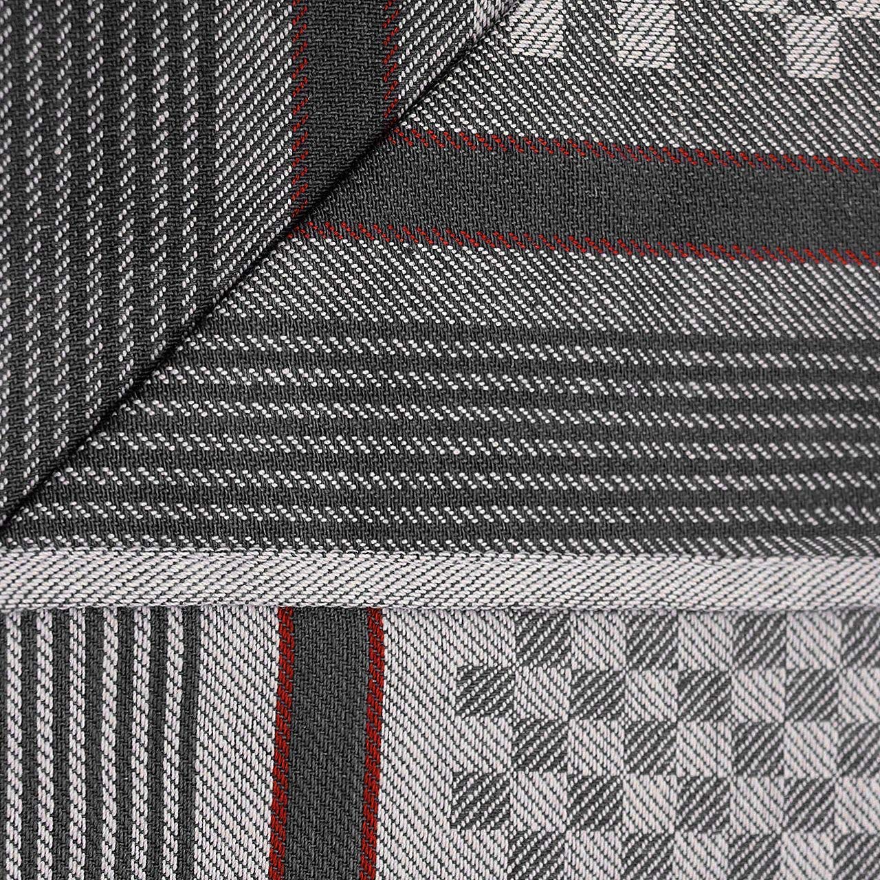 Top Fuel Fashion 20-piece set tea towels kitchen towel dish towels kitchen hand towel checkered cotton anthracite + blue