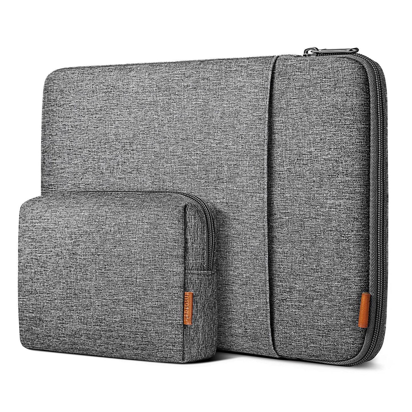 Inateck 360° all-around protection laptop sleeve compatible with 13-inch MacBook Air M4/M3/M2/M1 2025-2018 A3113 A2681 A2337, 13-inch MacBook Pro M2/M1 2022-2016 A2686 A2338.