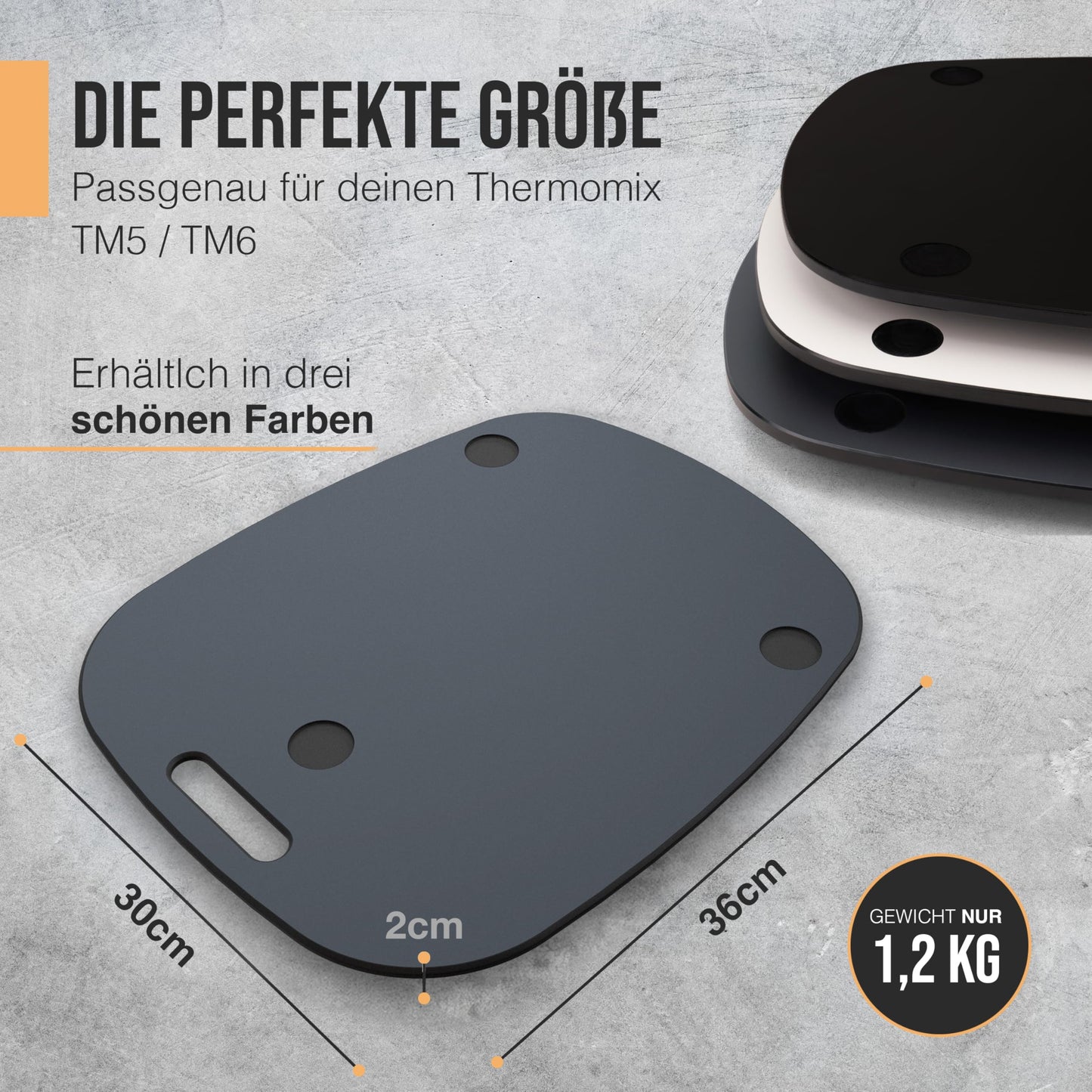 Anthracite - Made in Germany - Fairly produced & packed in a social workshop - High-quality Teflon gliders - effortless sliding & secure footing - Castor board
