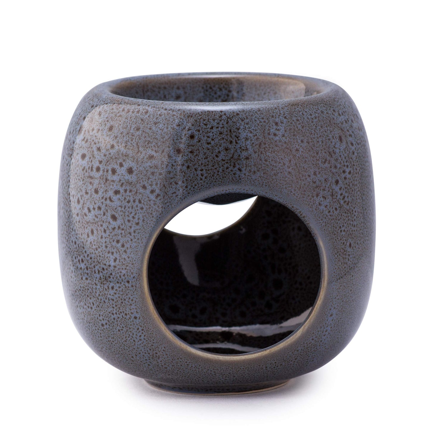 Kaloogo Sabai Scent Pure Ceramic Aromatherapy Diffuser - minimalist design - perfect heat distribution - high-quality tealight diffuser - for wax melts and essential oils (Underwater Effect)