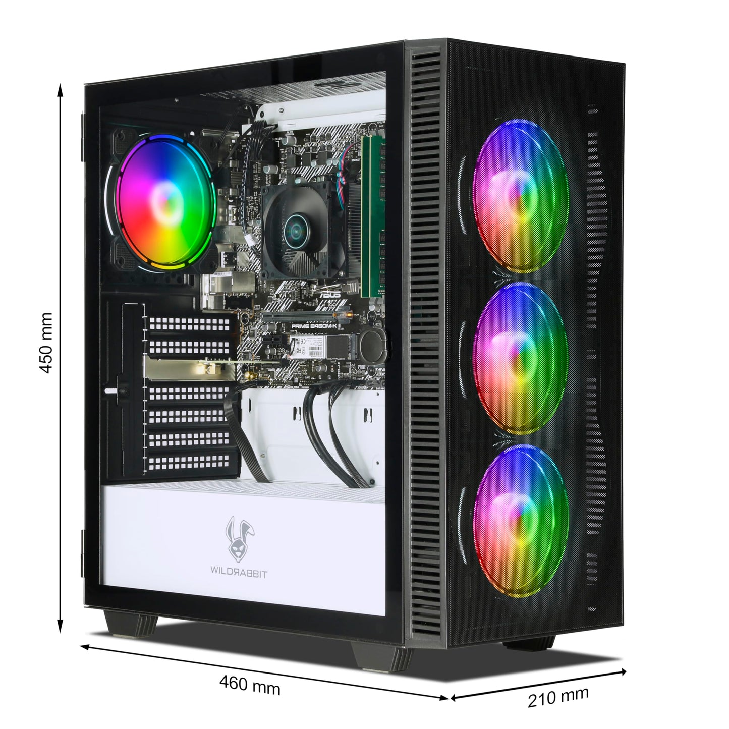 Ankermann Business Office Work V3 | AMD Ryzen 7 5700G | 32GB RAM | 1TB NVMe SSD | Windows 11 | WLAN | Libre Office