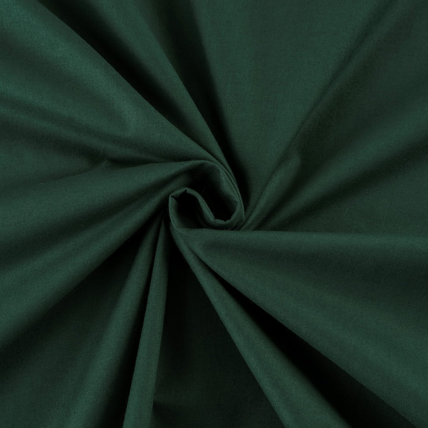VelvetHome Deluxe bedding 155x220 Cotton duvet cover 155x220 cm with pillowcase 80x80 cm High quality bedding set with zipper 100% Cotton Made in EU Dark green 155 x 220