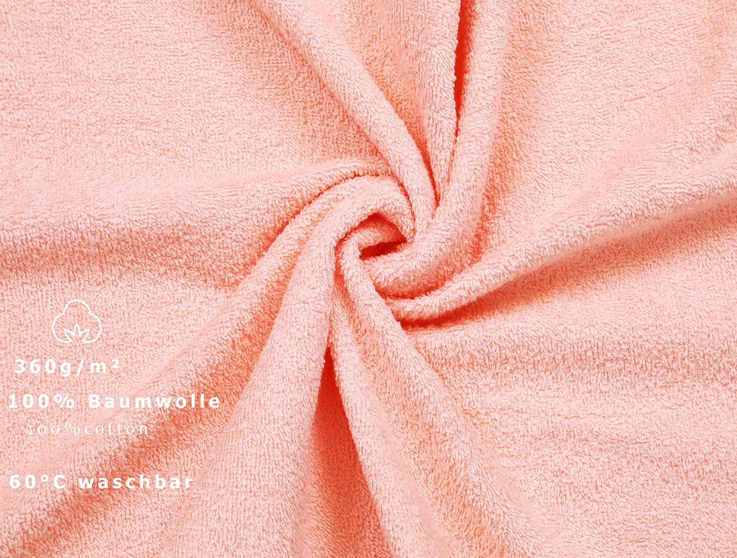 Betz bath towel large XXL size 100 x 200 cm bath towels sauna towel Palermo 100% cotton color Apricot