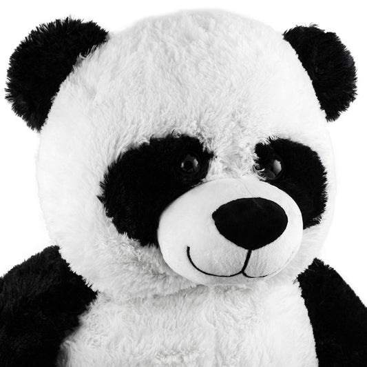 BRUBAKER XXL Panda 100 cm large plush toy stuffed animal teddy bear