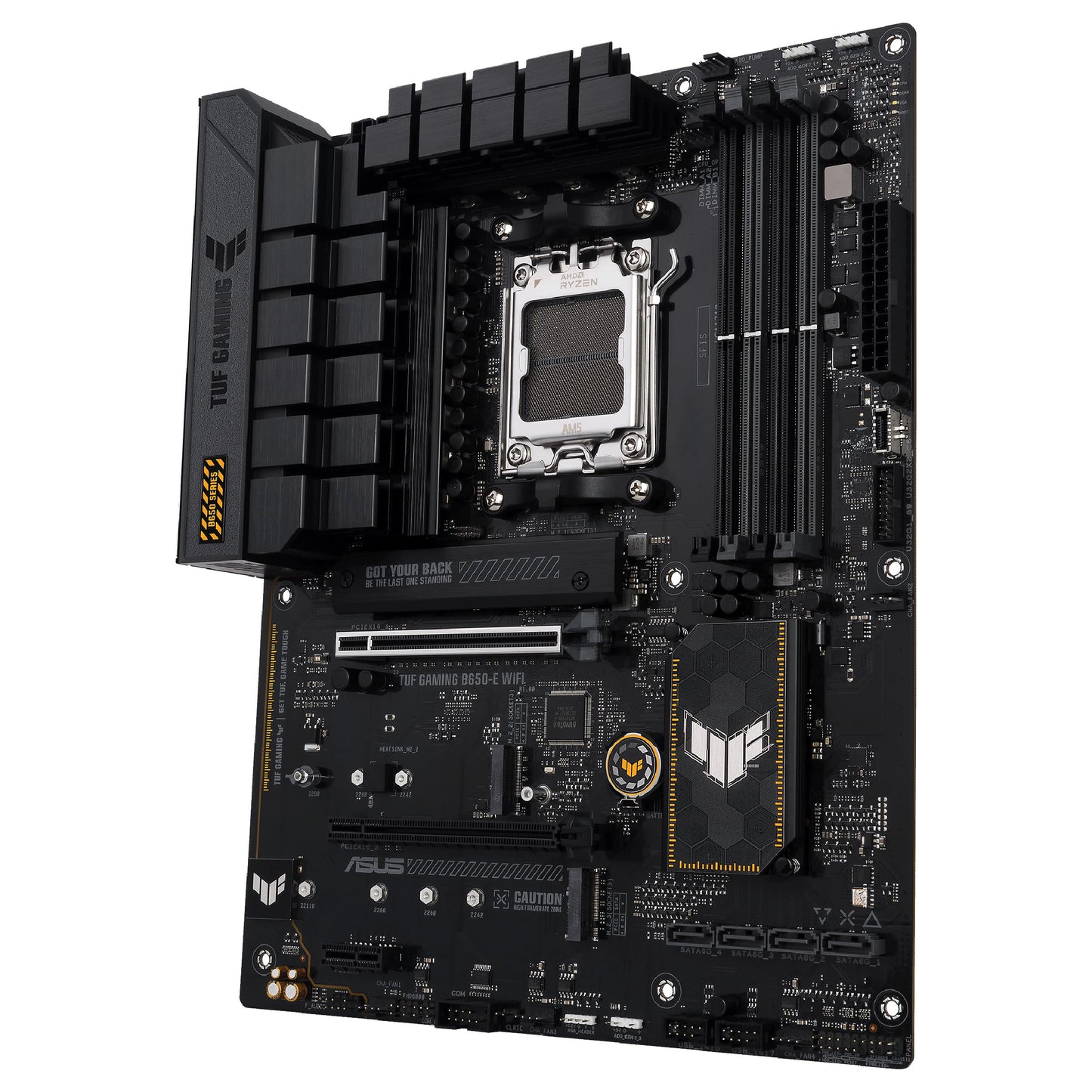 ASUS TUF Gaming B650-E WiFi Motherboard Socket AMD AM5 (Ryzen 7000, ATX, PCIe 5.0, DDR5 memory, WiFi 6E, USB 3.2 Gen 2x2 Type-C, Aura Sync)