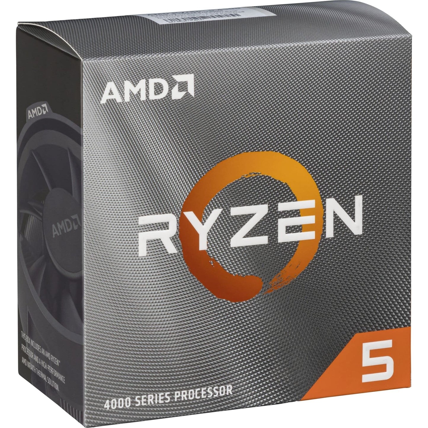AMD Ryzen 5 4500 Processor (6 cores/12 threads, 65W TDP, AM4 socket, 11MB cache, Up to 4.1 GHz Max Boost, wraith stealth cooler)