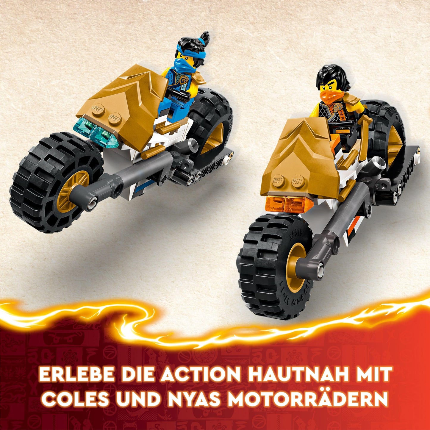 LEGO NINJAGO Ninja Team Combo Crawler, 4-in-1 set with glider, race car, and 2 motorcycles, includes 6 minifigures, perfect gift for boys and girls, ninja toy 71820