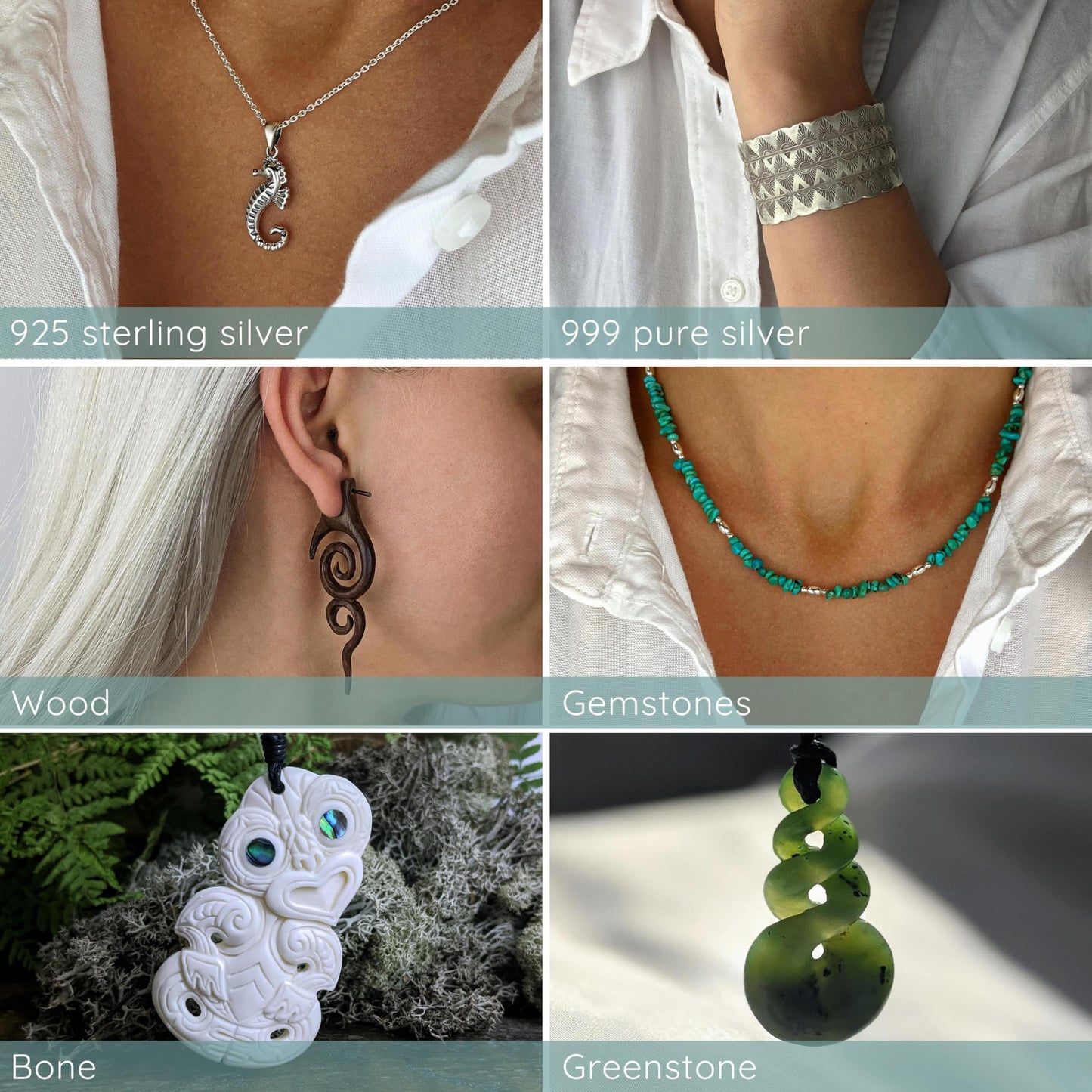 81st generation women men hand-carved bone Yin Yang Phoenix Taoist dragon pendant necklace