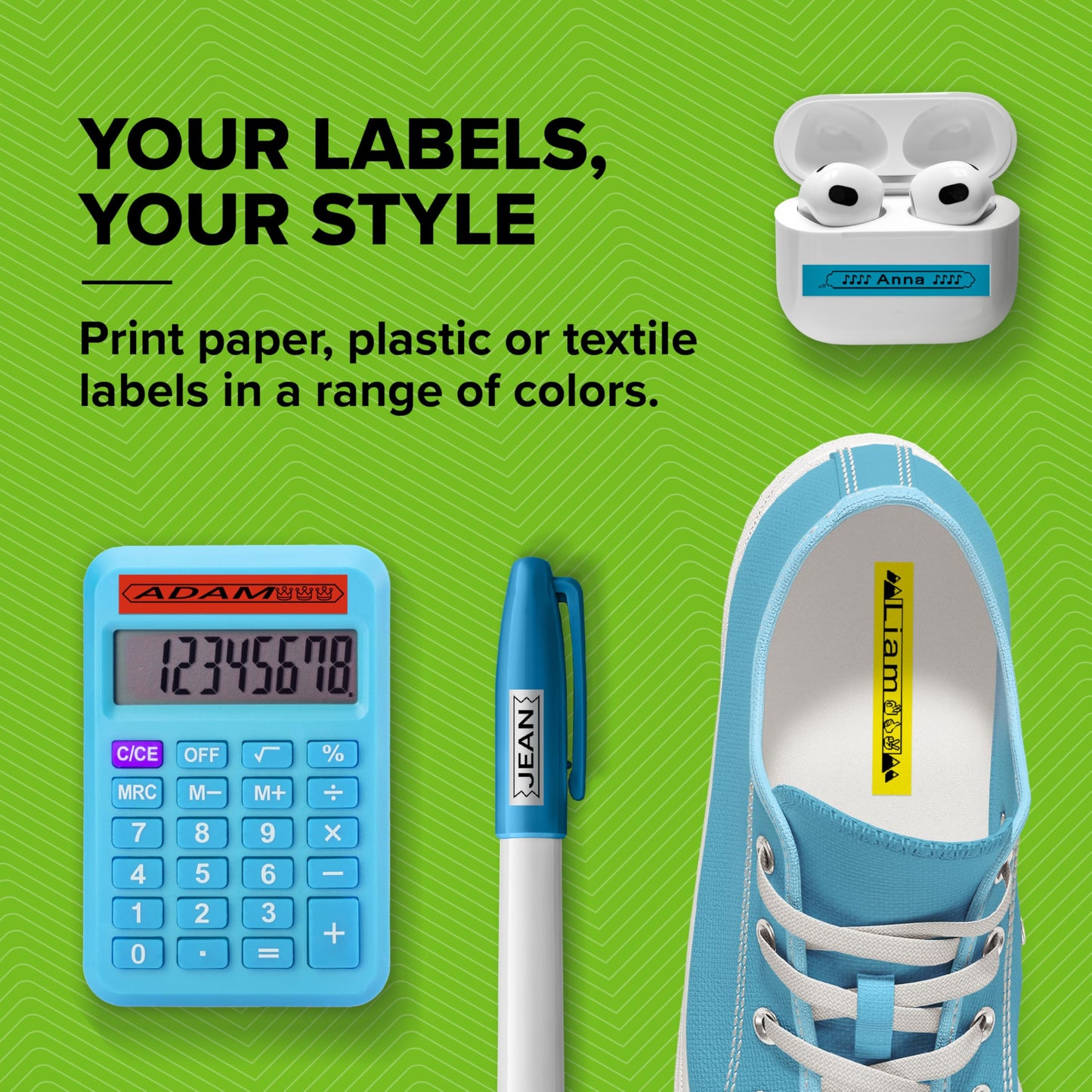 DYMO LetraTag 200B label printer with Bluetooth | compact labeling device | connects via Wireless Bluetooth technology to iOS and Android | includes 3 x label tape