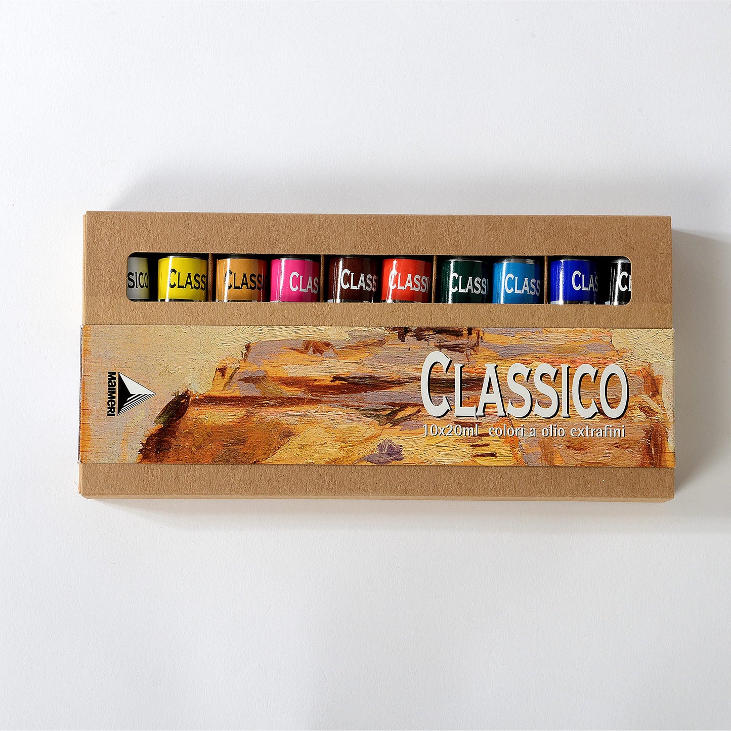 MAIMERI Classico, artist oil paint, cardboard box, set, assorted colors, 10pcs - M0398100