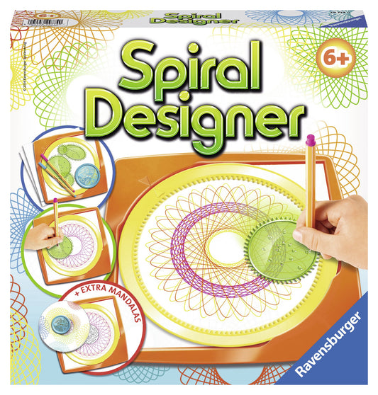 Ravensburger Spiral Designer, Drawing Learning for Kids aged 6 and up, Creative Drawing Set for colorful spiral pictures and mandalas & 29709 - Spiral Pictures on the go