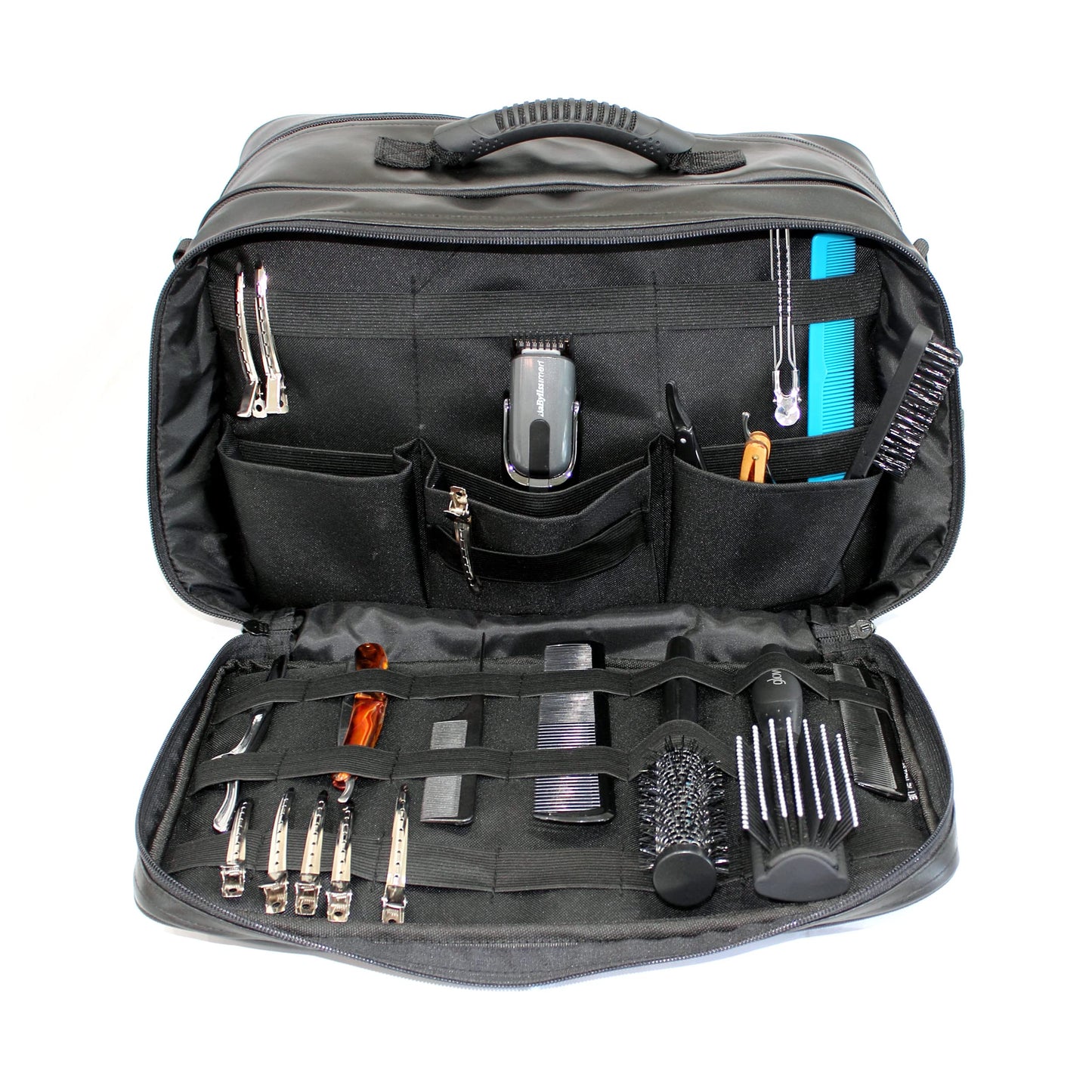 Kassaki Large Hairdresser Bag for hairdressing accessories, tool bag, salon, travel bag