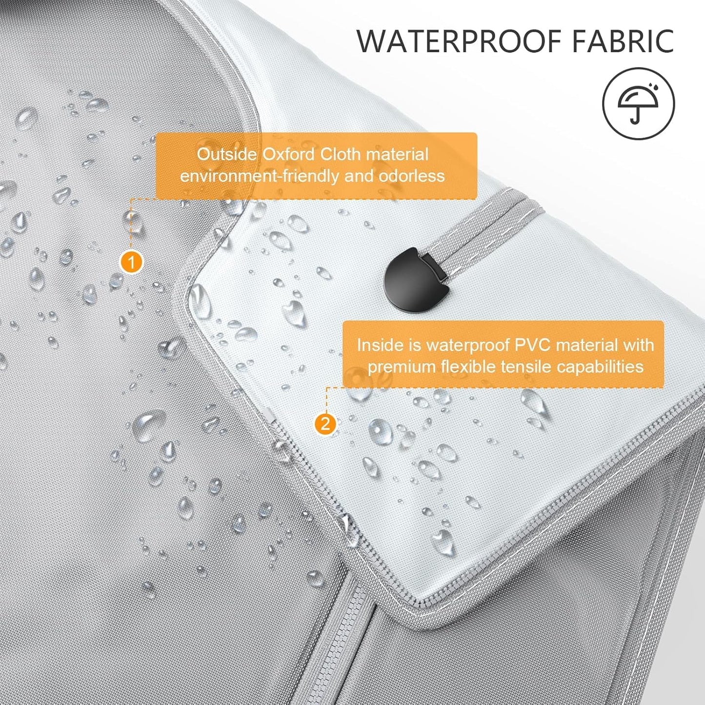 VAYOTOY Infrared Sauna Blanket 2 Zone Digital Home Sauna Blanket Professional Detox Therapy Sauna Portable Oxford Sauna Blanket with 4 Safety Protection for Hot Sweating, Relaxation, Detox (Silver)
