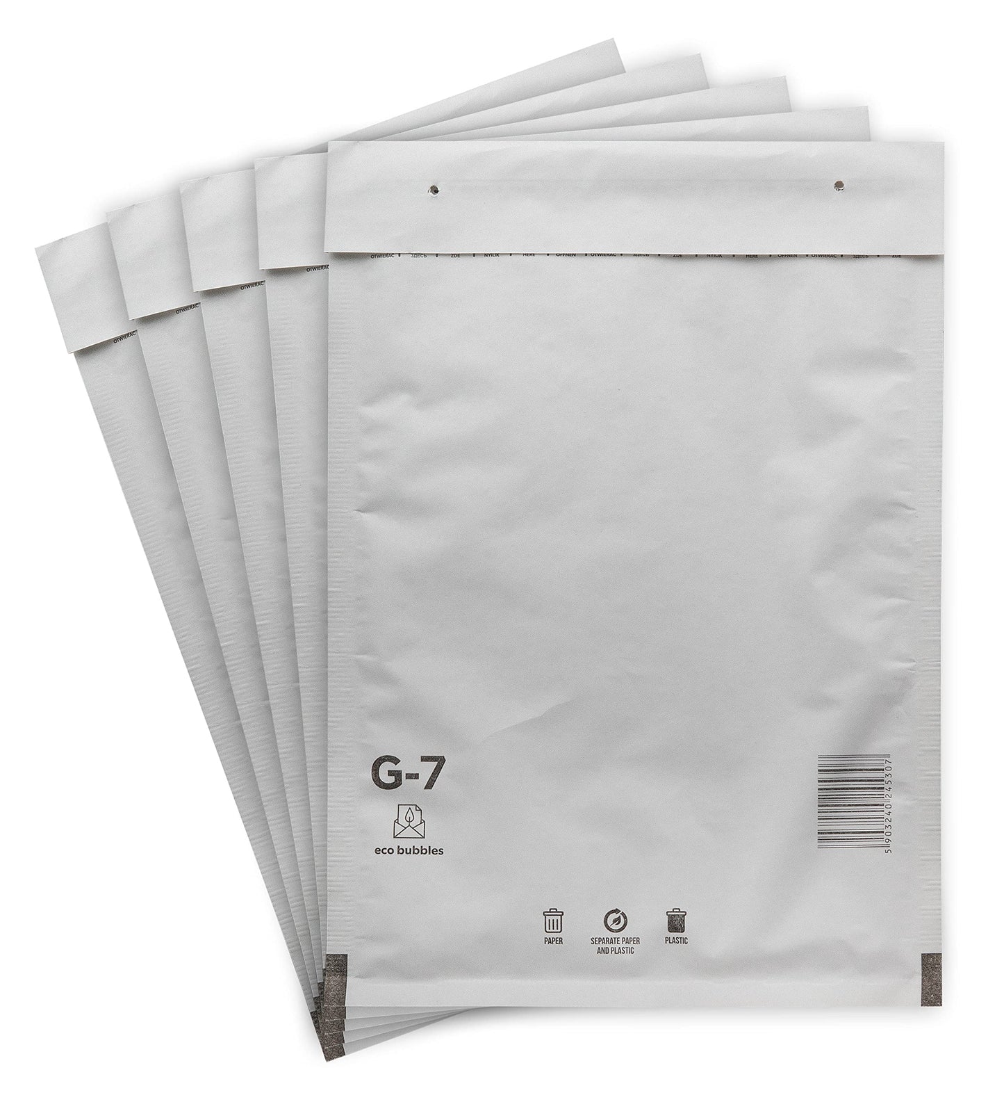500 air bubble mailers shipping envelopes bubble mailers padded envelopes DIN A4 + C4 size G/7 white (250mm x 350mm) padded self-sealing envelopes padded mailer bags
