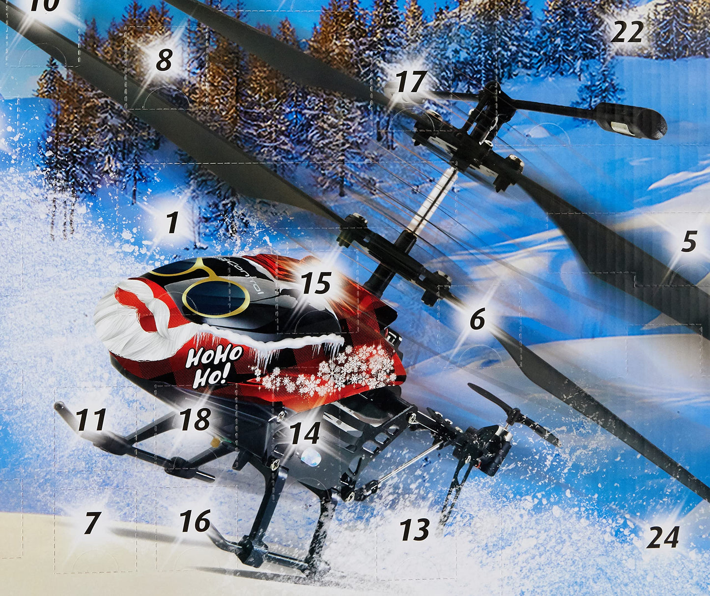 Revell Advent Calendar RC Helicopter I Remote-controlled helicopter I for building I RC advent calendar for boys, girls & adults aged 10 and up I Christmas gift