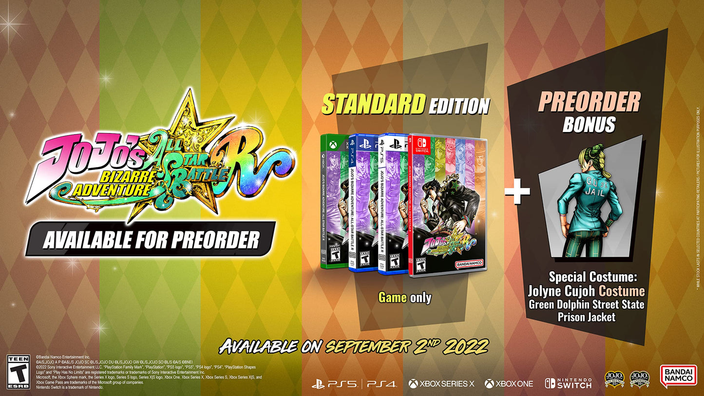 JoJo's Bizarre Adventure: All-Star Battle R - PlayStation 5.