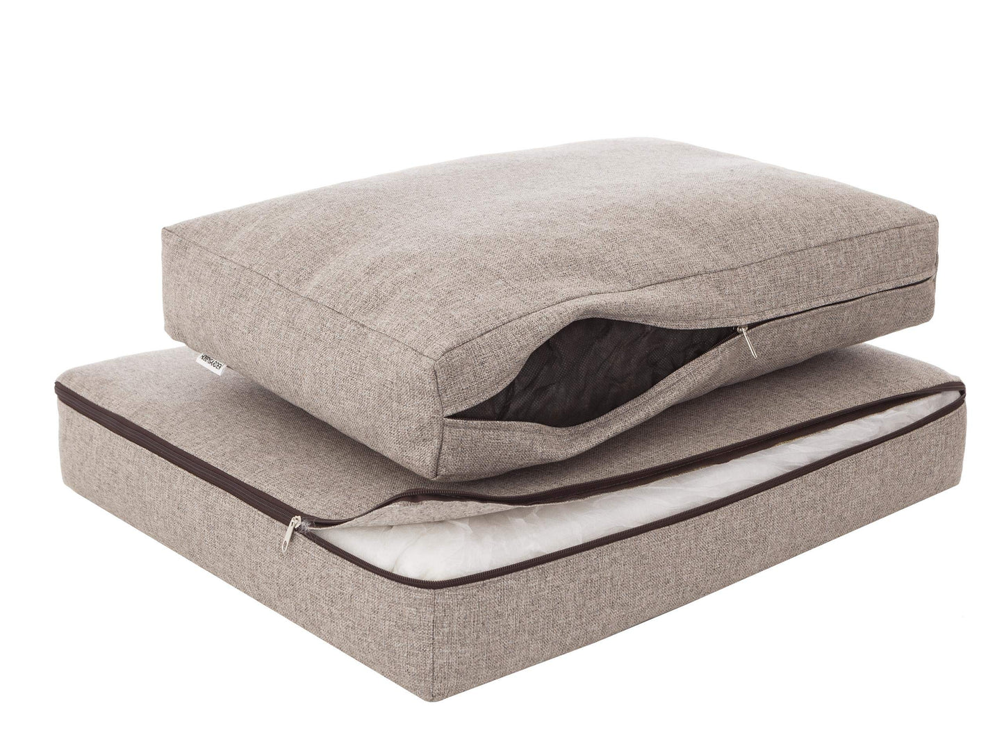 Bjird garden cushion seat pad for garden furniture, rattan, garden cushion cushion pads on rattan furniture, cushions for rattan chairs - Cappuccino - 60x550x8 cm