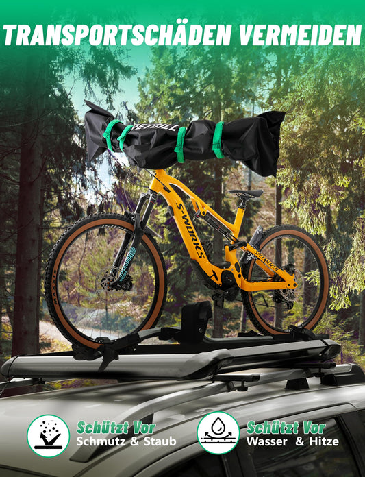2 pack handlebar cover e-bike bicycle frame transport protection bicycle accessory waterproof moisture and dust protected bike cover bike camping accessory