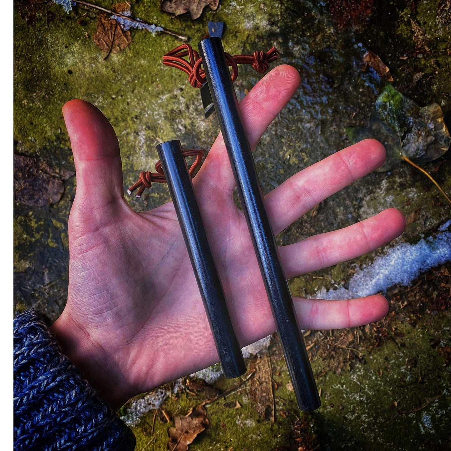 Bush Gear Fire Steel Outdoor XXL - Extreme spark emission - Magnesium fire starter set - Up to 20,000x ignite, flint kit for survival, home, camping, and bushcraft adventures.