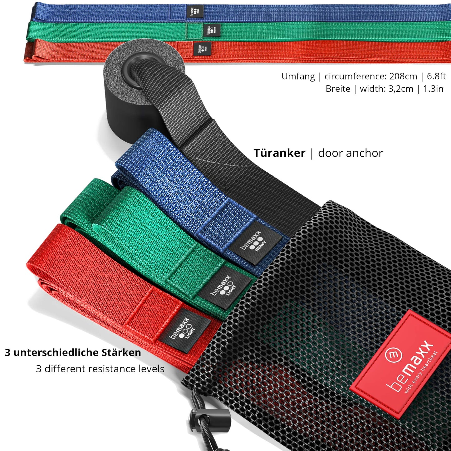 Fabric Textile Fitness Band: Pull Up Resistance Band + Training eBook - THE Latex Pull Up Resistance Band | Pull Up Support Pull Up Band Gymnastics Band Loop Sports Stretching Fitness Training Band Sport Band