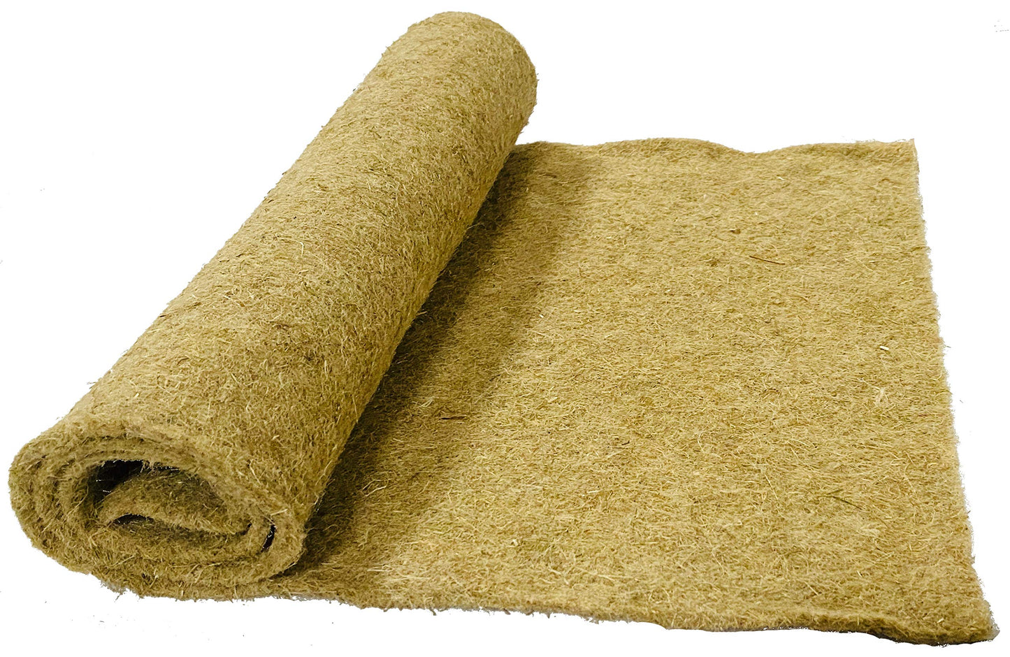 Pemmiproducts Rodent Carpet 100% Hemp, 0.50 x 10m, approx. 5mm thick, Rodent Mat, Hemp Mat for Rabbits, Guinea Pigs, Rodents.