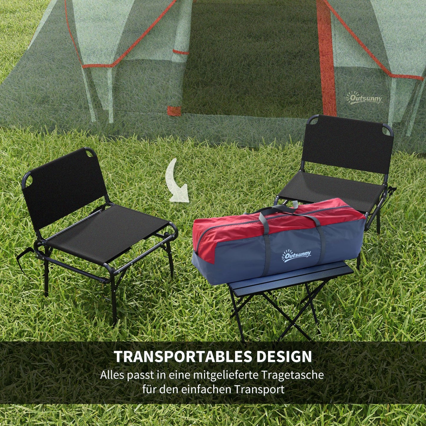 Outsunny camping tent for 5-6 people, sturdy and waterproof. Family tent with entrance, window, and carrying bag. 3000mm water column tunnel tent for camping, travel, and garden. Light grey.