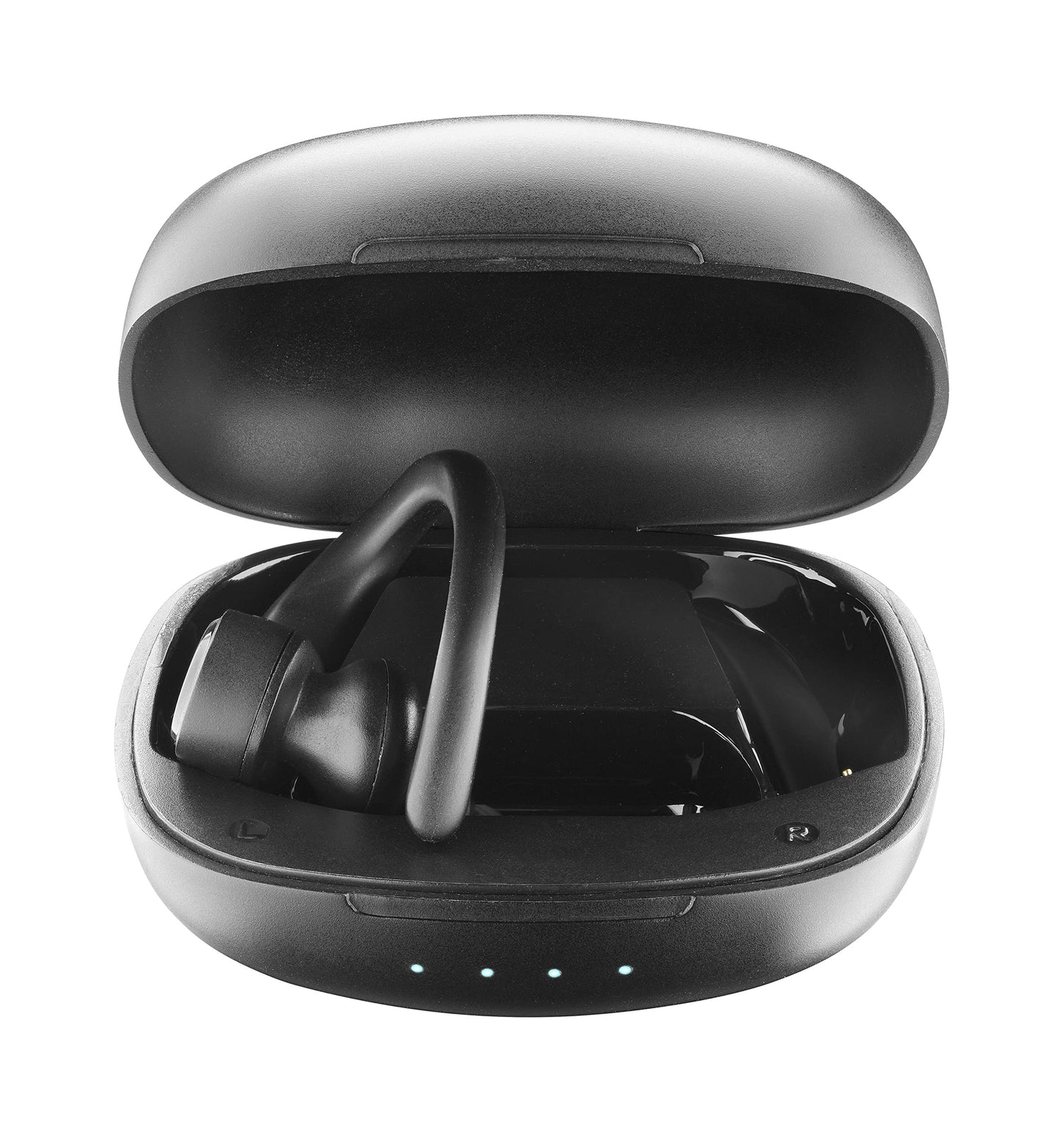 AQL Sport Boost Charge | Bluetooth headphones | Bluetooth sports headphones - wireless stereo - waterproof - charging case for 5 charges - Black